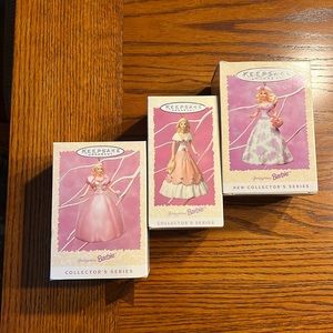 Set of Three Springtime/Easter Barbie Collector’s Series Ornaments